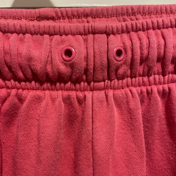 Nike Pink Sweatpants with Nike Swoosh Velour Logo - Picture 7 of 12